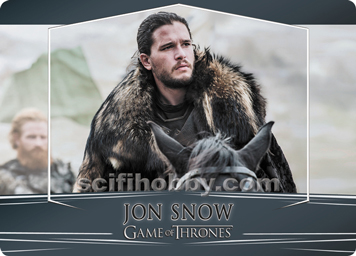 Jon Snow GOLD Metal Parallel Character card