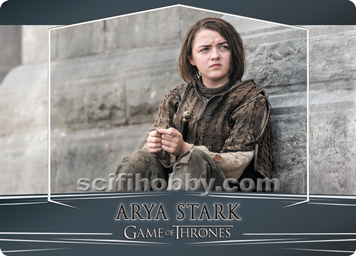 Arya Stark Metal Character card