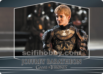 Joffrey Baratheon GOLD Metal Parallel Character card