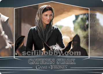 Catelyn Stark GOLD Metal Parallel Character card