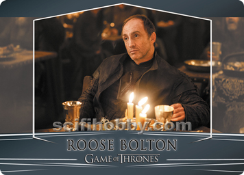 Roose Bolton GOLD Metal Parallel Character card