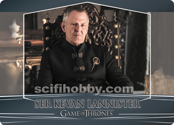 Ser Kevan Lannister Metal Character card