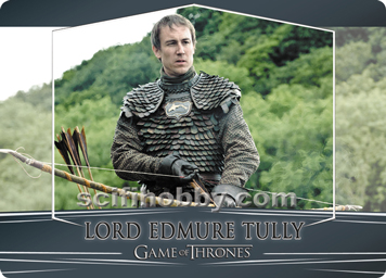 Lord Edmure Tully GOLD Metal Parallel Character card