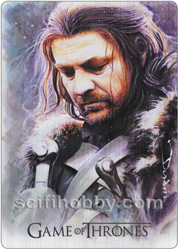 Lord Eddard Stark ArtiFex Metal card