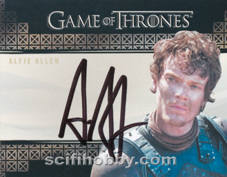 Alfie Allen as Theon Greyjoy Valyrian Autograph card