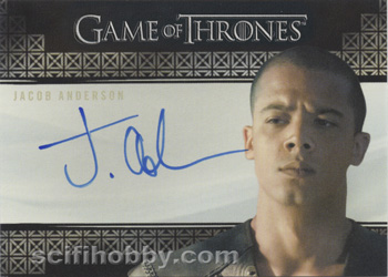 Jacob Anderson as Grey Worm Valyrian Autograph card