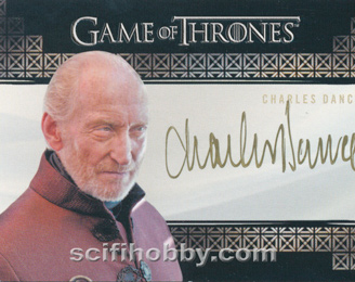 Charles Dance as Tywin Lannister Valyrian Autograph card