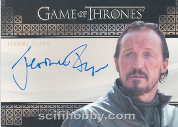 Jerome Flynn as Bronn Valyrian Autograph card