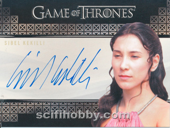 Sibel Kekilli as Shae Valyrian Autograph card