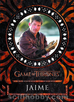 Ser Jaime Lannister Laser Cut card