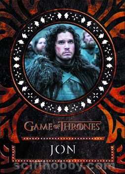 Jon Snow Laser Cut card