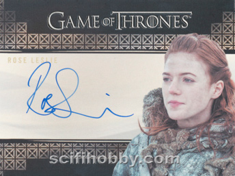 Rose Leslie as Ygritte Valyrian Autograph card