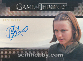 Faye Marsay as Waif Valyrian Autograph card