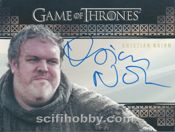 Kristian Nairn as Hodor Valyrian Autograph card