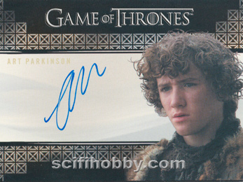 Art Parkinson as Rickon Stark Valyrian Autograph card