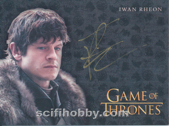 Iwan Rheon as Ramsay Bolton Gold Autograph card