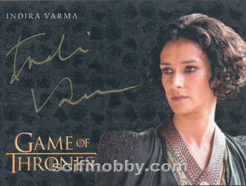 Indira Varma as Ellaria Sand Gold Autograph card