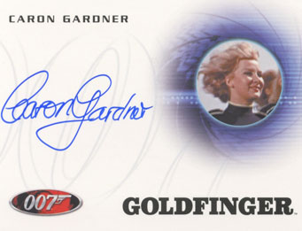 Caron Gardner Autograph card