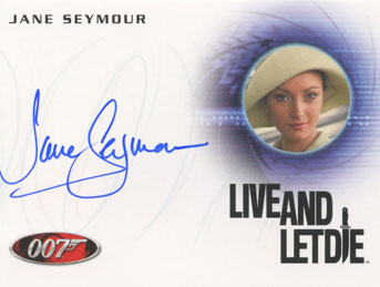 Jane Seymour Autograph card