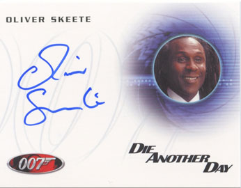 Oliver Skeete Autograph card