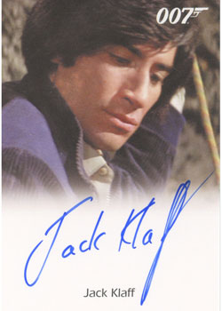 Jack Klaff Autograph card