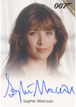 Sophie Marceau Autograph card