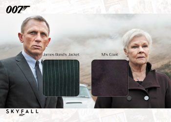 Dual Character James Bond Jacket and M Coat James Bond Skyfall Relics
