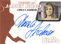 Ursula Andress Autograph Card