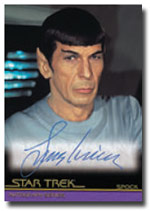 Leonard Nimoy Autograph Card