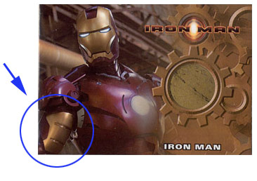 Iron Man Mark III armor prop card