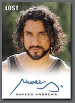 Naveen Andrews autograph card