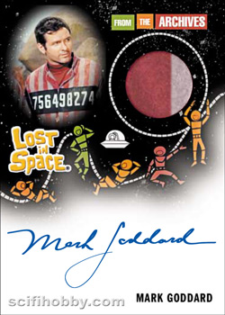 Autograph/Relic Card signed by Mark Goddard Autograph/Relic Card