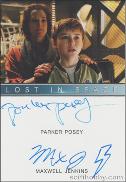 Parker Posey and Maxwell Jenkins Autograph card