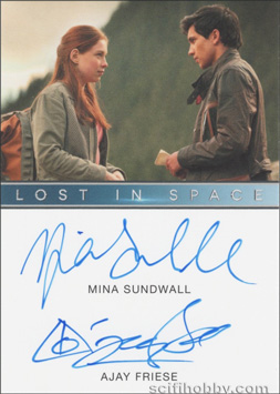 Ajay Friese and Mina Sundwall Autograph card
