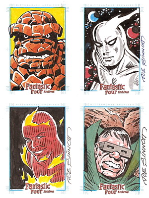 Sample sketches by Joe Sinnott