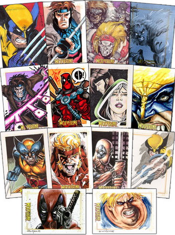 X-Men Origins: Wolverine Sketch Cards