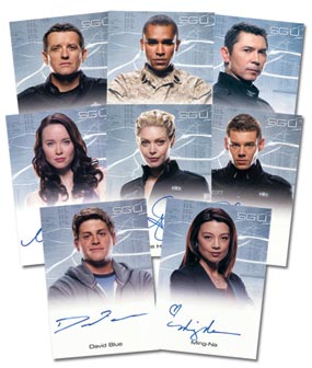 Sample autograph card images
