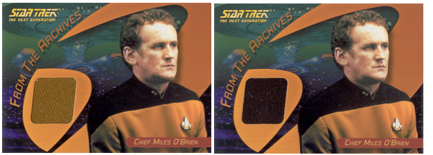 Chief Miles O'Brien Costume card