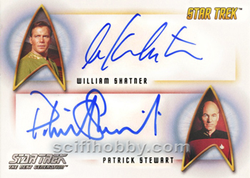 Dual Shatner/Stewart Autograph Card 9-Case Incentive
