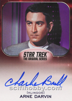 Charlie Brill as Arne Darvin Aliens Expansion Autograph card