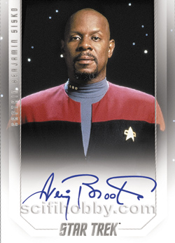 Avery Brooks as Captain Sisko Captain Autograph card