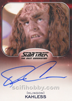 Kevin Conway as Kahless Aliens Expansion Autograph card