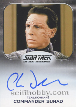 Charles Dennis as Sunad Aliens Expansion Autograph card