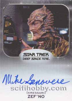 Mike Genovese as Zef'No Aliens Expansion Autograph card