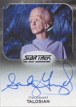 Sandy Gimpel as Talosian Aliens Expansion Autograph card