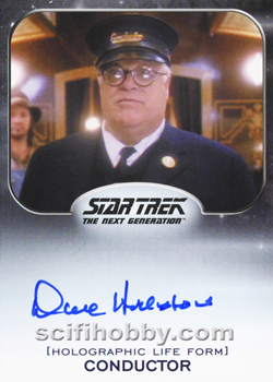 David Huddleston as Conductor Aliens Expansion Autograph card
