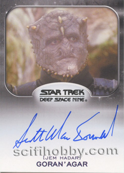 Scott MacDonald as Goran'Agar Aliens Expansion Autograph card