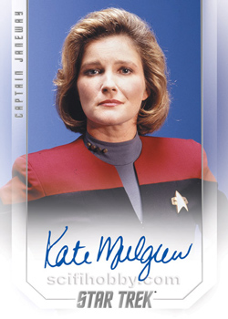 Kate Mulgrew as Captain Janeway Captain Autograph card