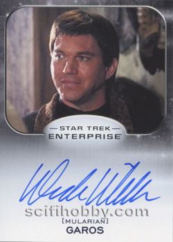 Wade Williams as Garos Aliens Expansion Autograph card