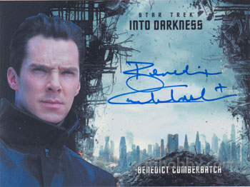 Autograph Card Signed By Benedict Cumberbatch 9-Case Incentive